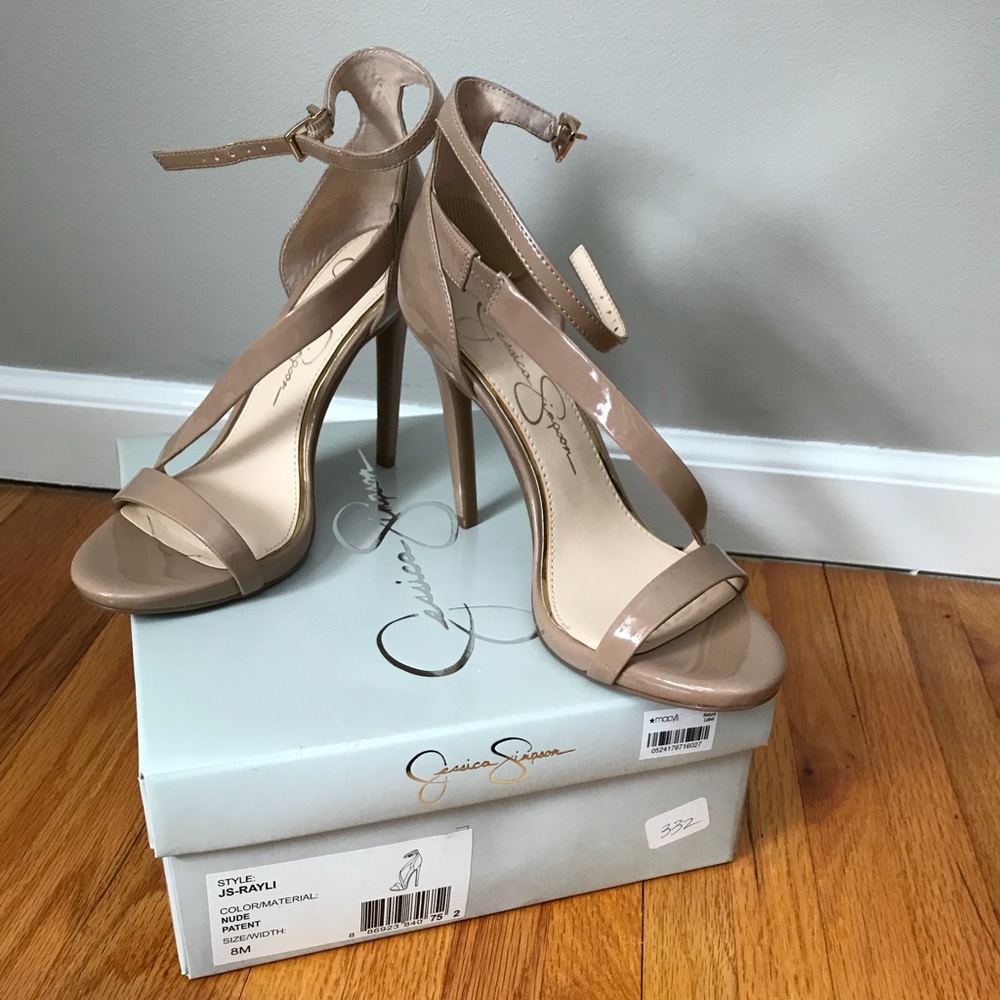 Nude Jessica Simpson high heels size:8